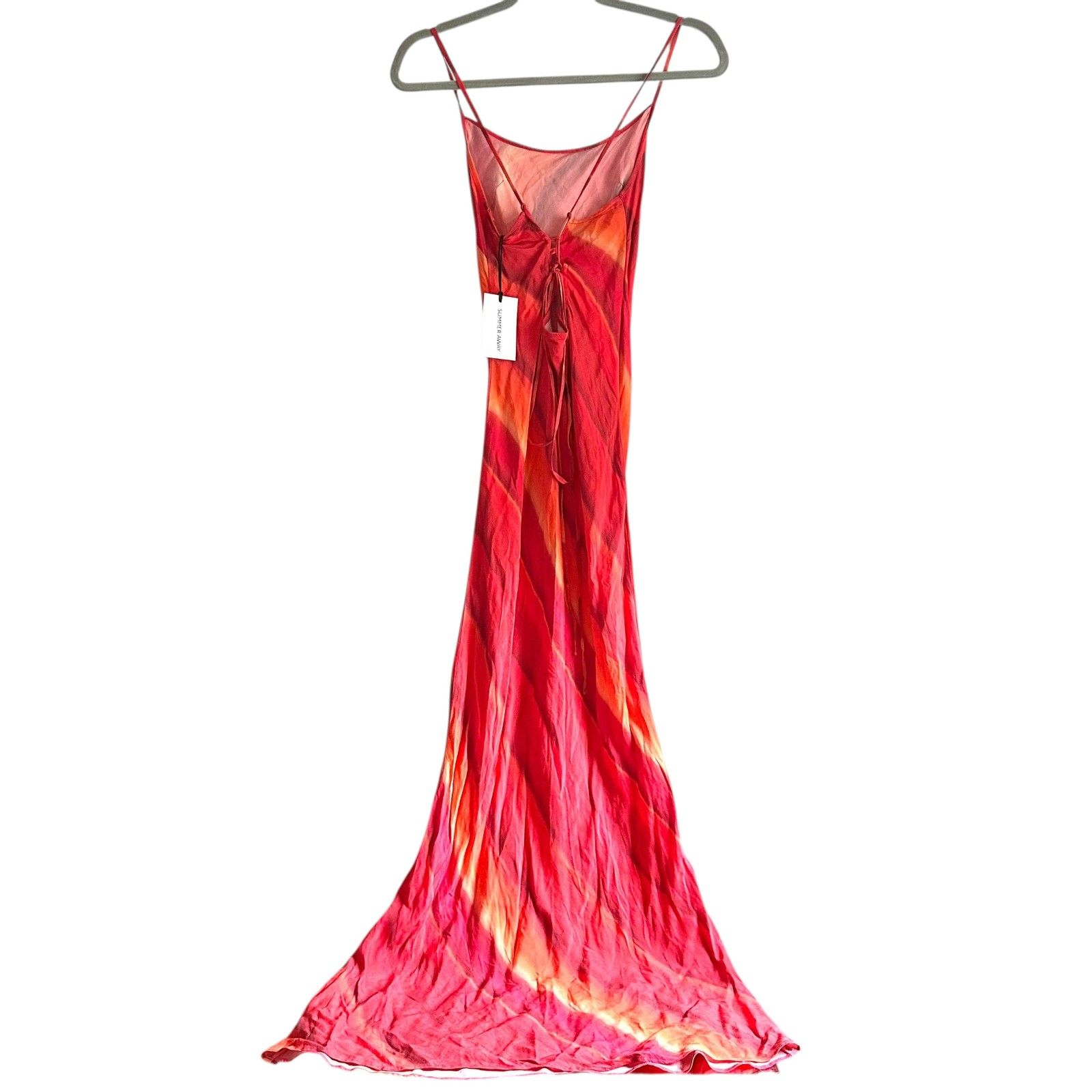 Summer Away Elva Maxi Dress Ember Stripe Nwt Small — image 3 of 5